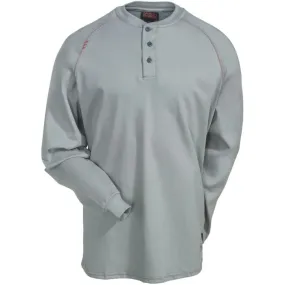 Ariat Men's 10013519 Flame-Resistant Long-Sleeve Silver Fox Henley Shirt