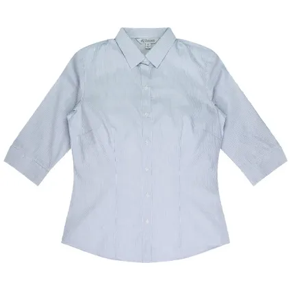 Aussie Pacific Henley Ladies 3/4 Sleeve Shirt (2900T)