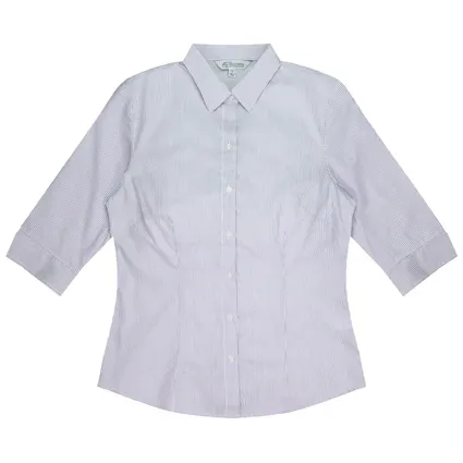 Aussie Pacific Henley Ladies 3/4 Sleeve Shirt (2900T)