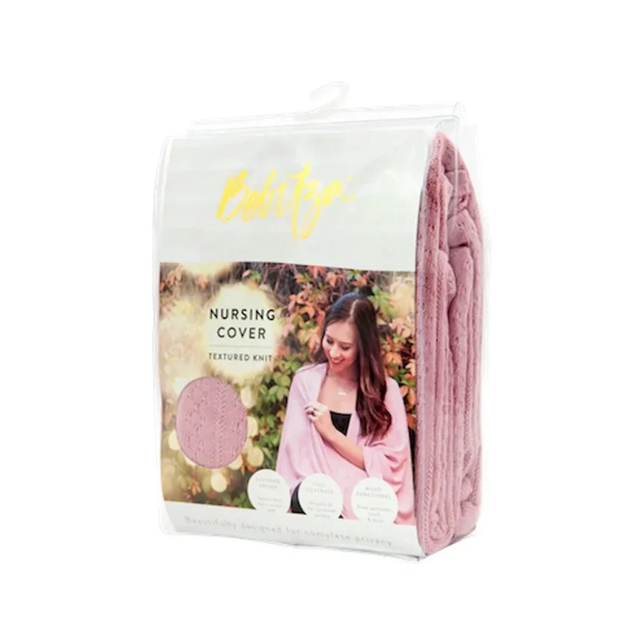Bebitza Textured Knit Nursing Cover - Pink