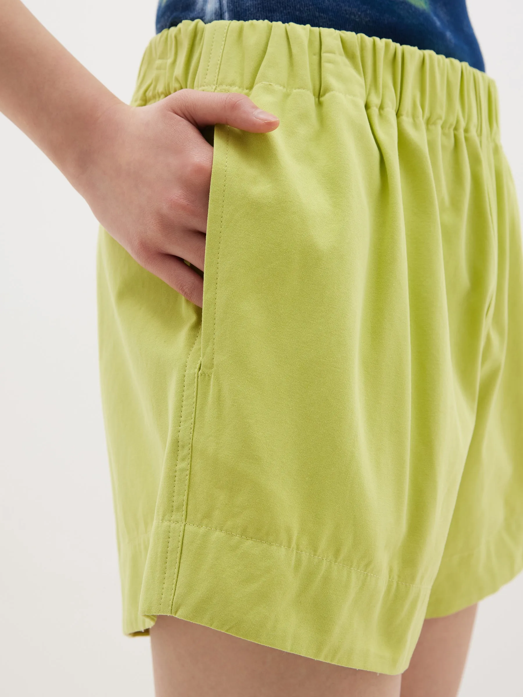 Canvas Flared Short