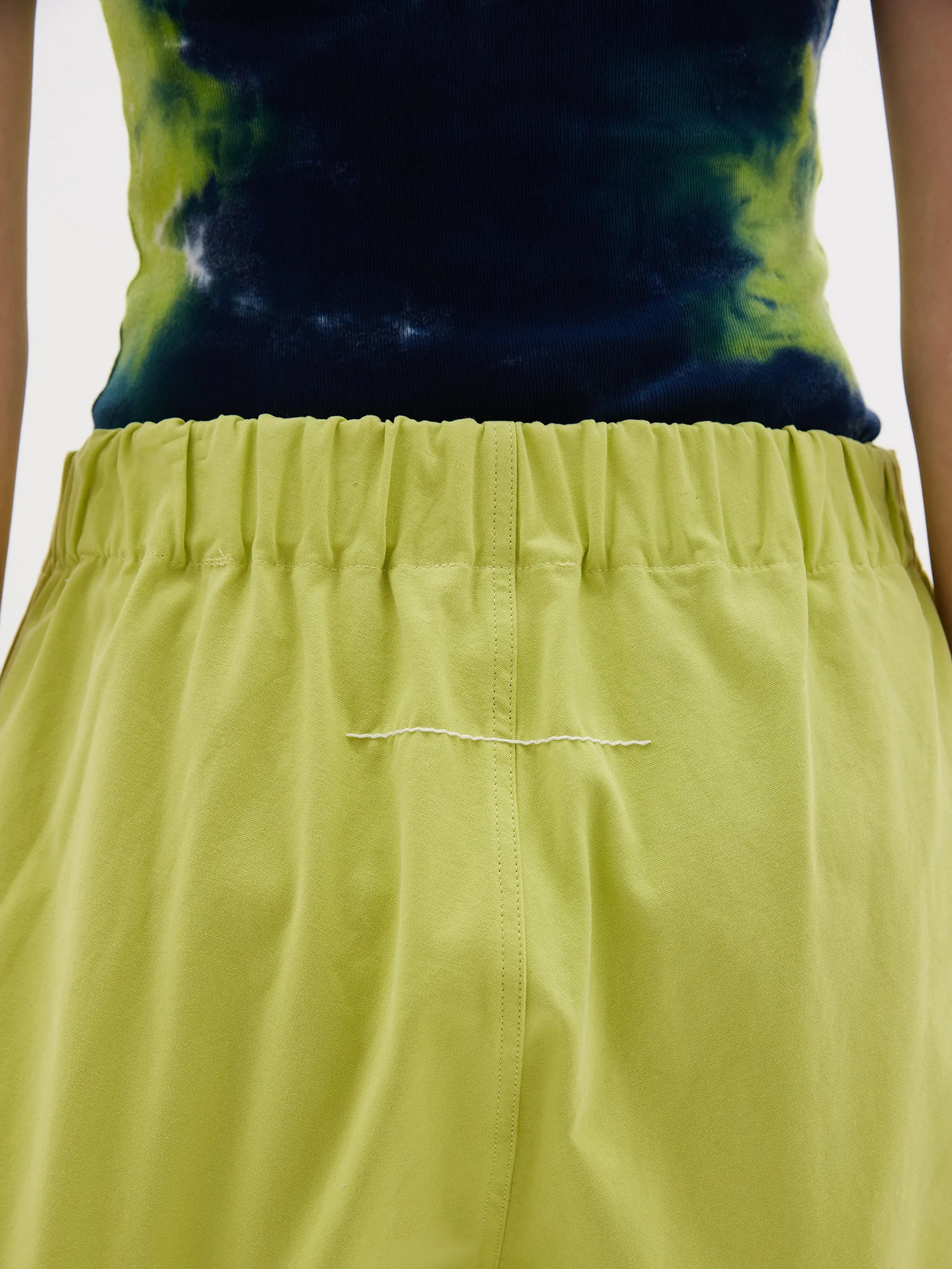 Canvas Flared Short