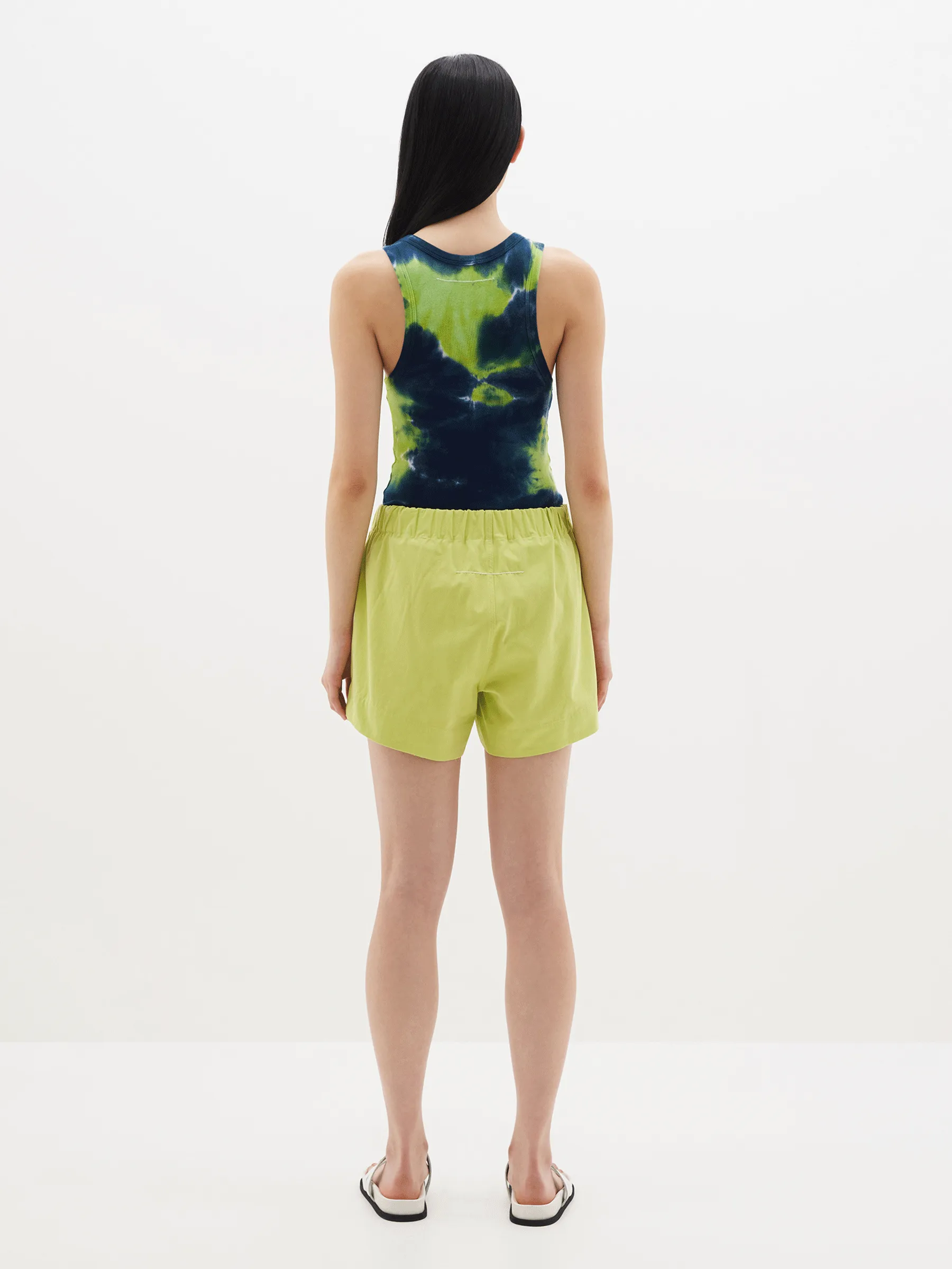 Canvas Flared Short