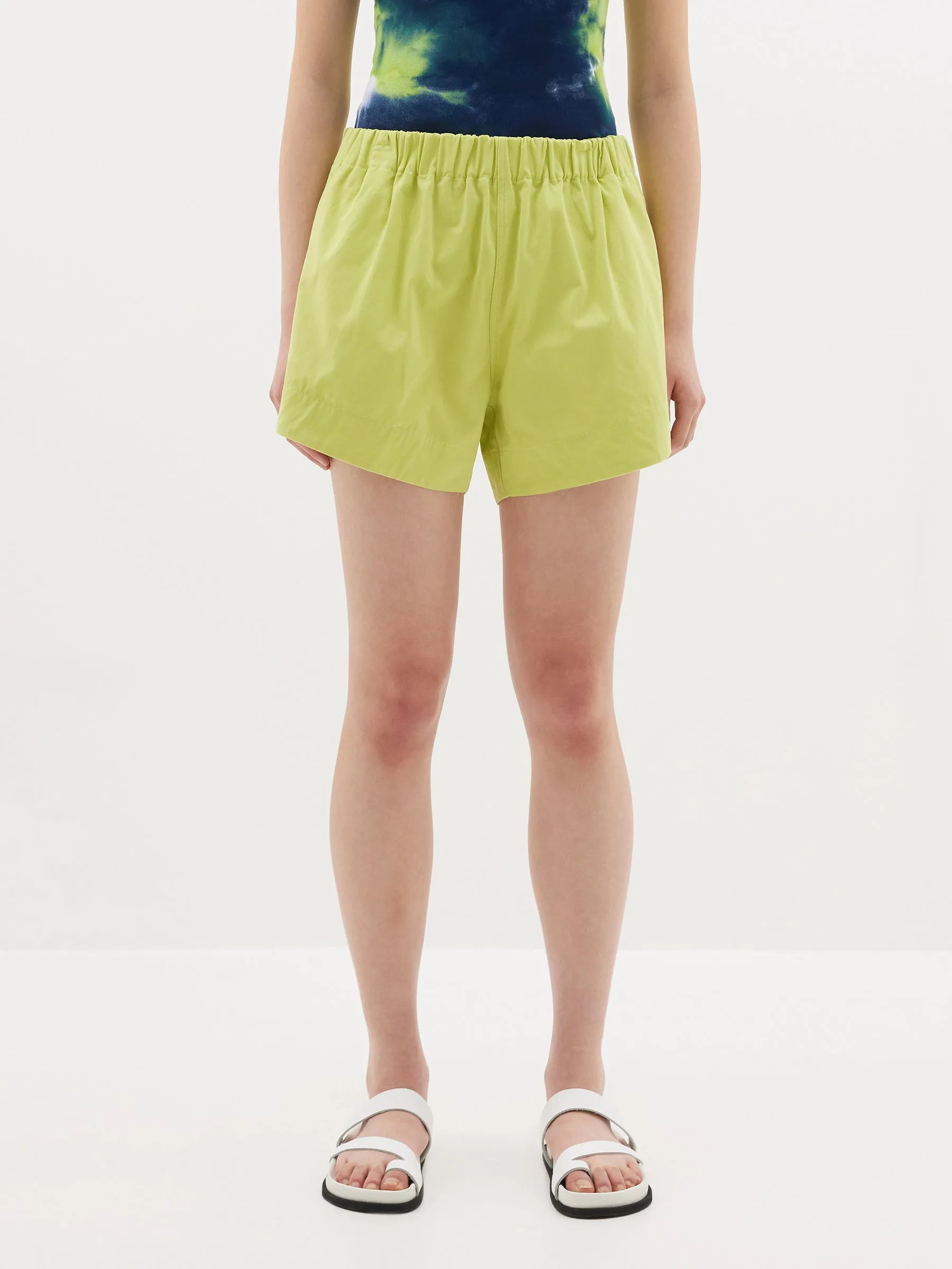 Canvas Flared Short