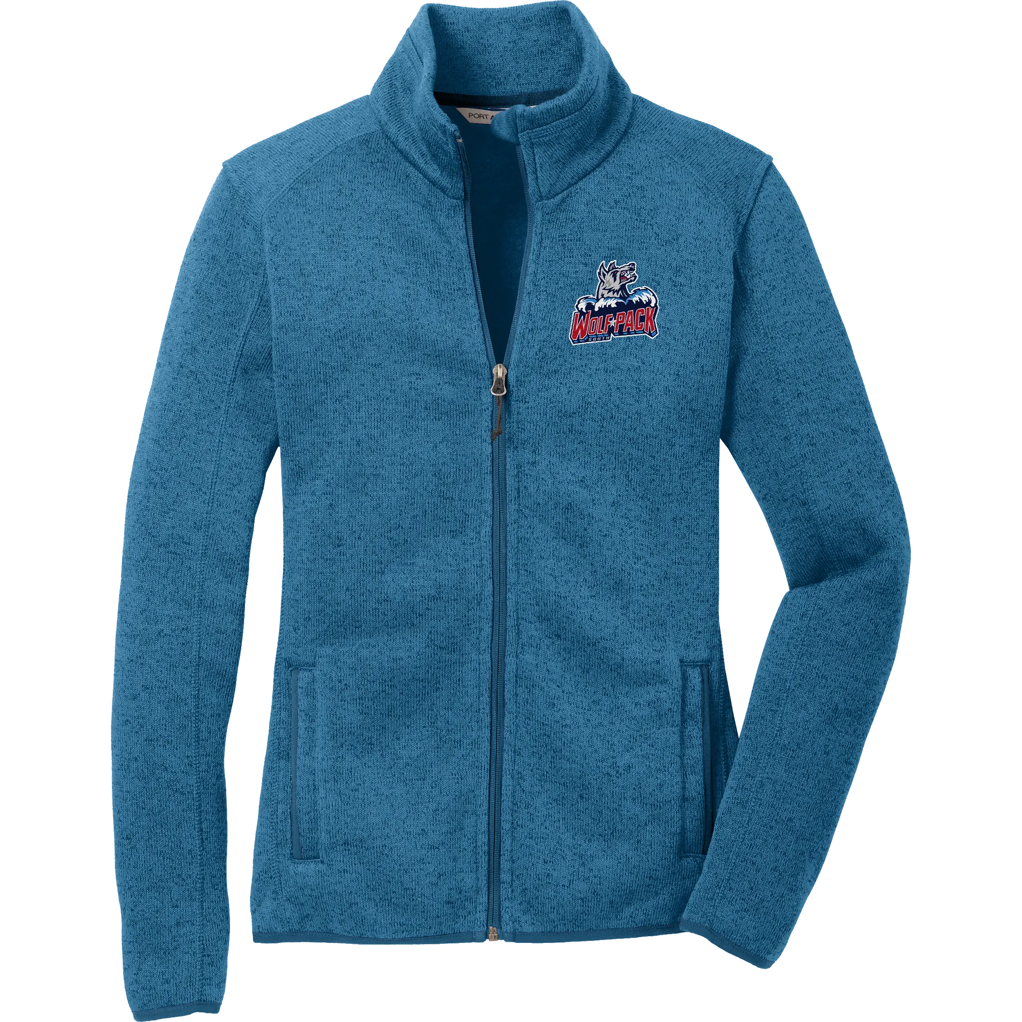 CT Wolfpack South Ladies Sweater Fleece Jacket
