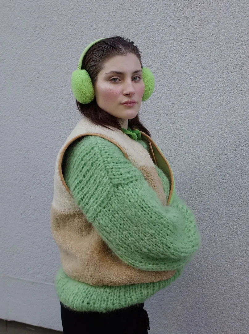 EAR WARMERS   lime