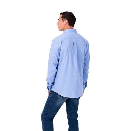 Fynch Hatton soft flannel light blue shirt