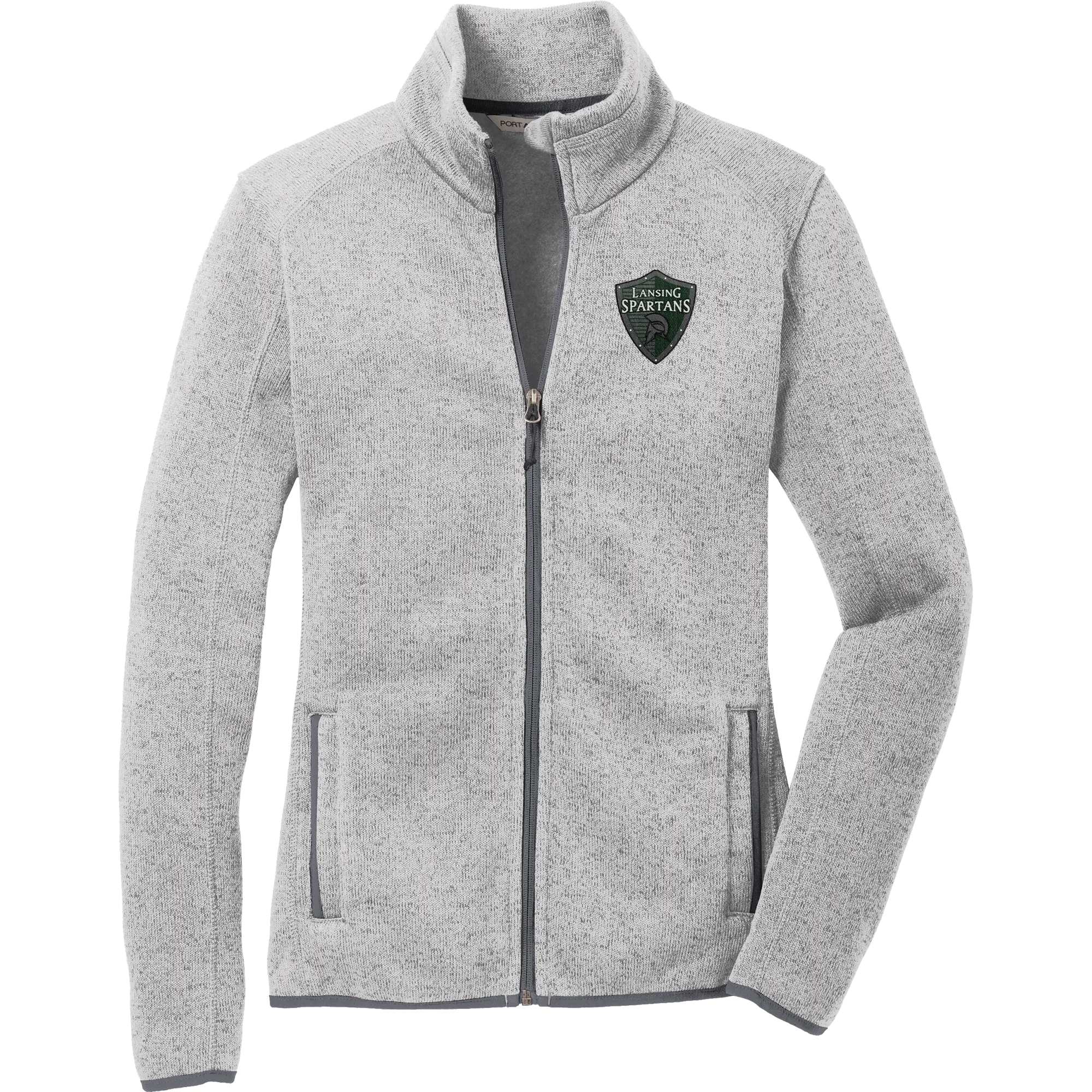 Lansing Spartans Ladies Sweater Fleece Jacket