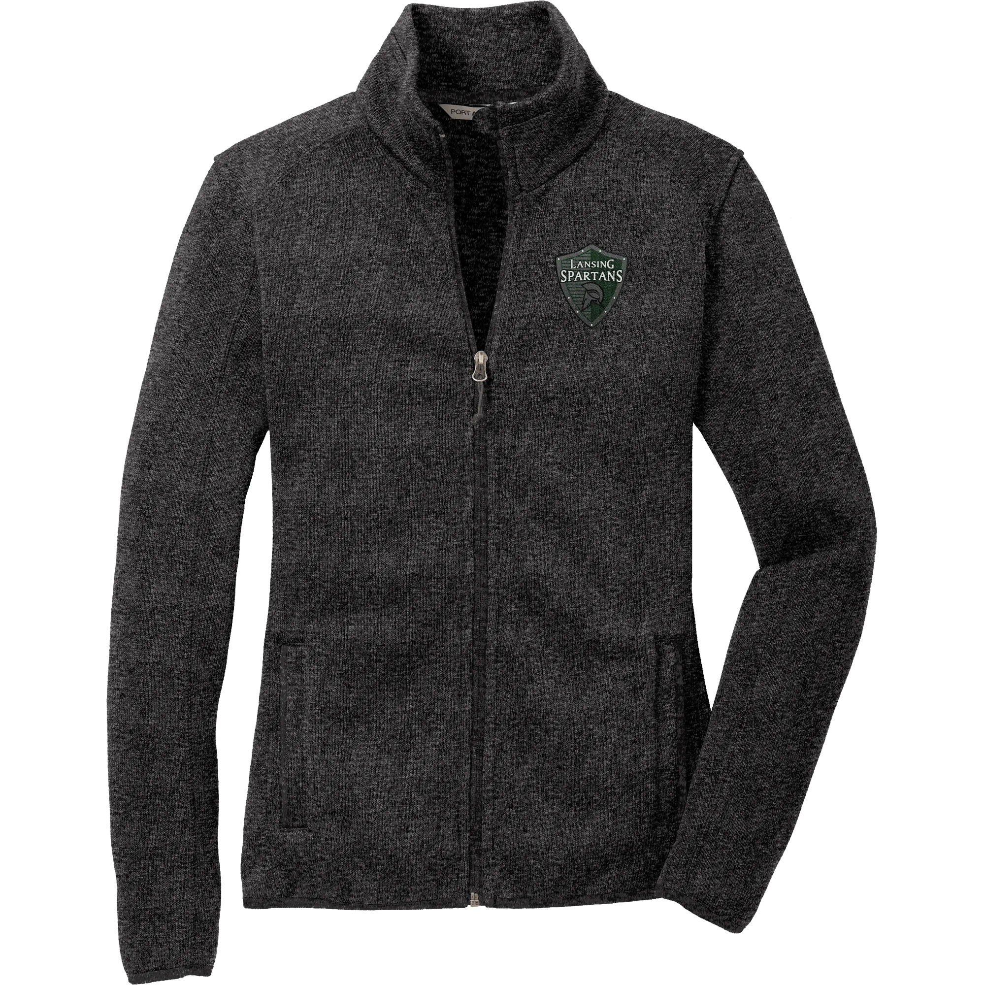 Lansing Spartans Ladies Sweater Fleece Jacket