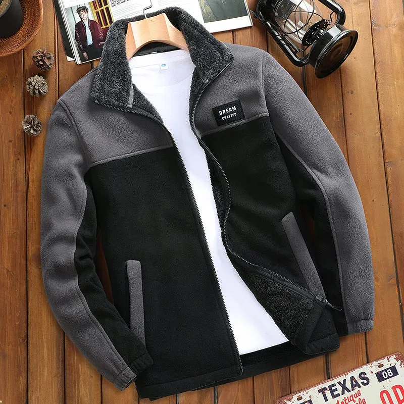 Militar Softshell Hiking Outdoor Army Jackets Autumn Winter Polar Fleece Jacket Men Thermal Fleece Tactical Outdoors Sports Coat