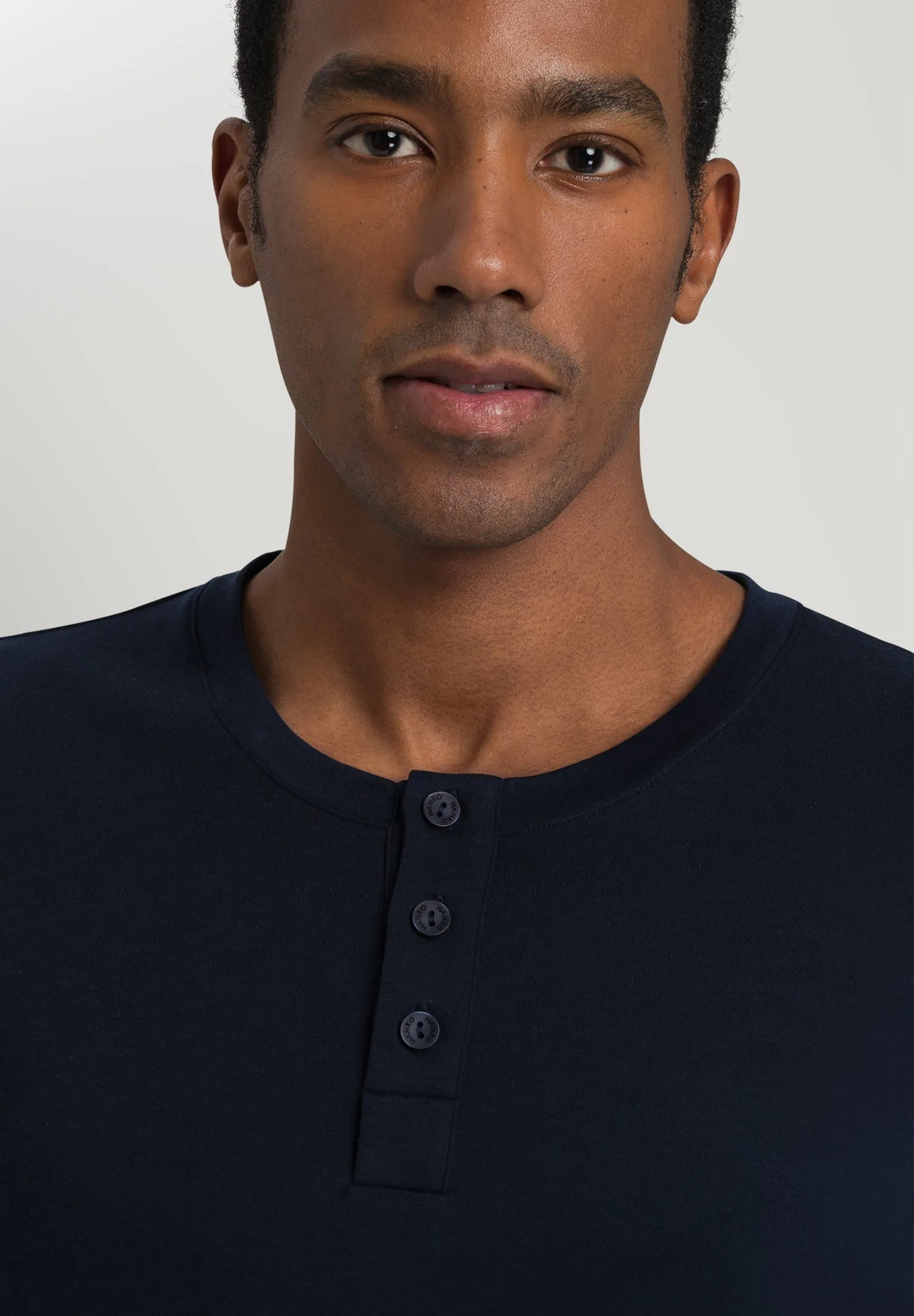 Night And Day Cotton Henley Pajama Set | Deep Navy 75097-1610