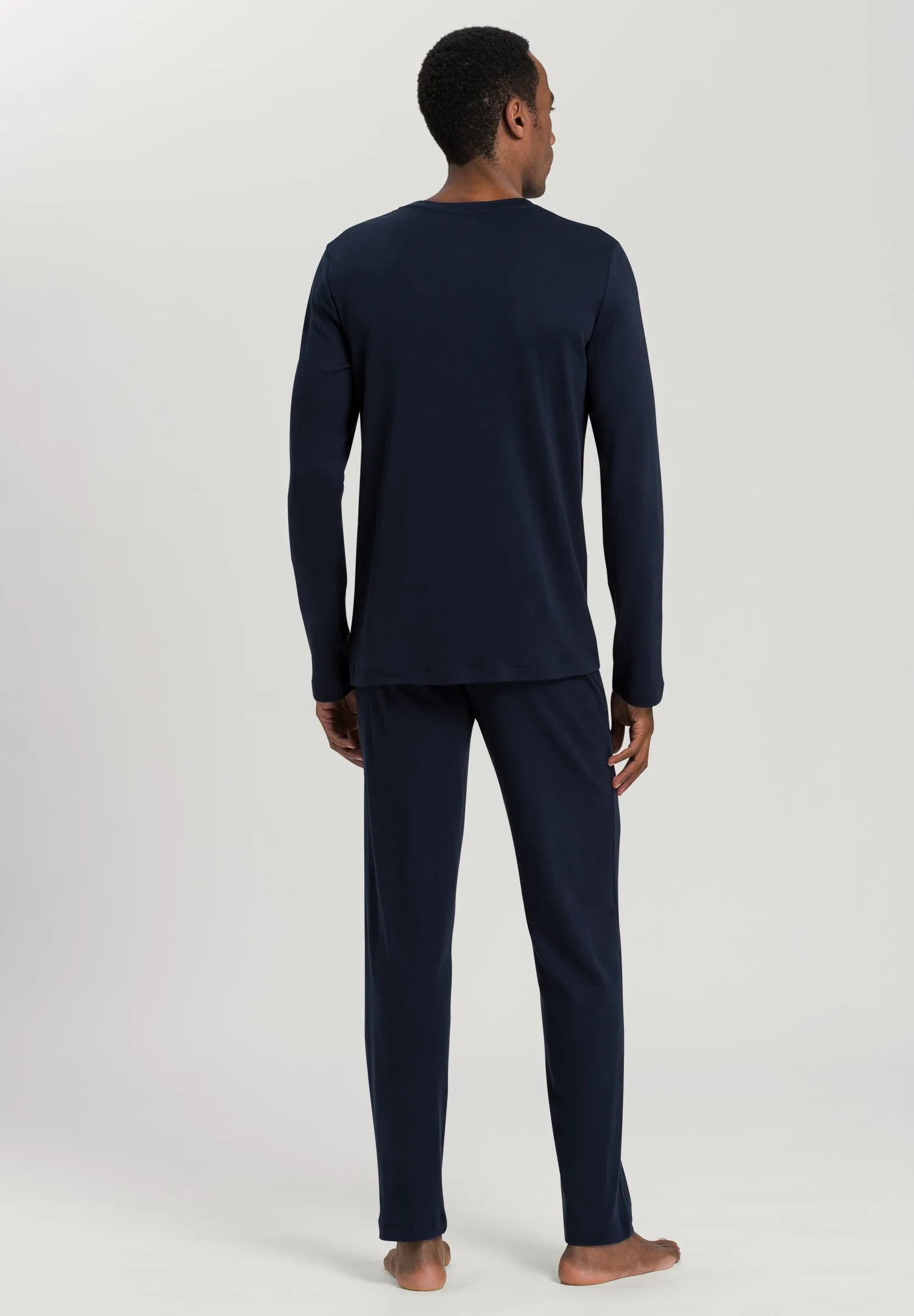 Night And Day Cotton Henley Pajama Set | Deep Navy 75097-1610