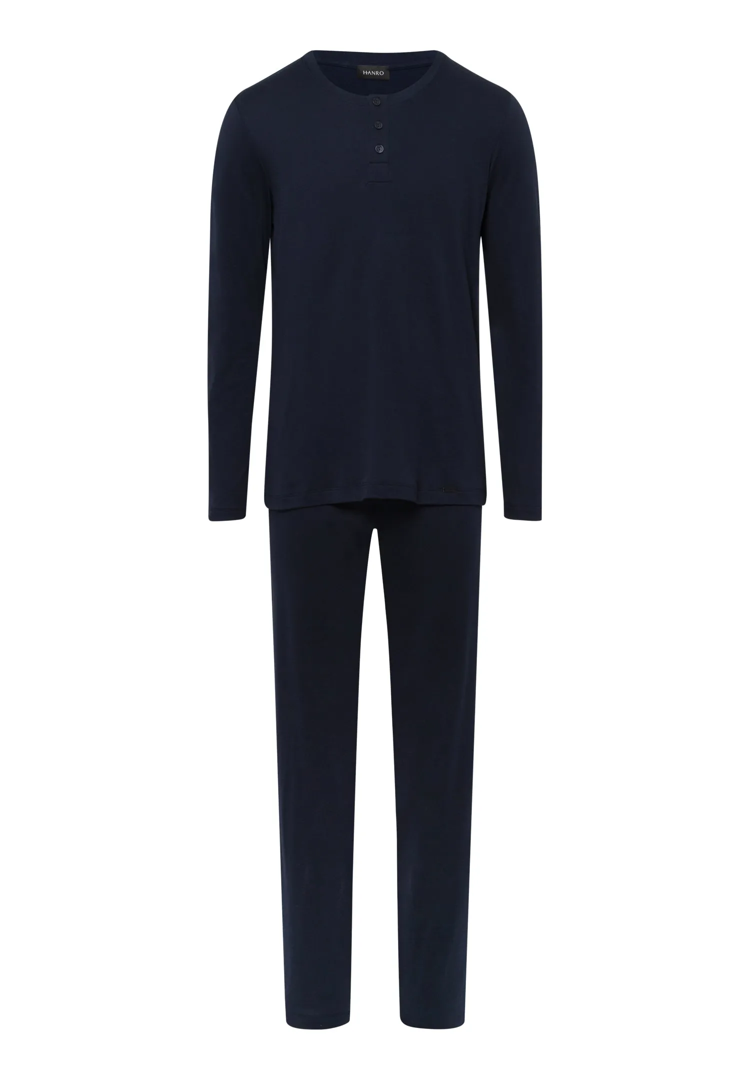 Night And Day Cotton Henley Pajama Set | Deep Navy 75097-1610