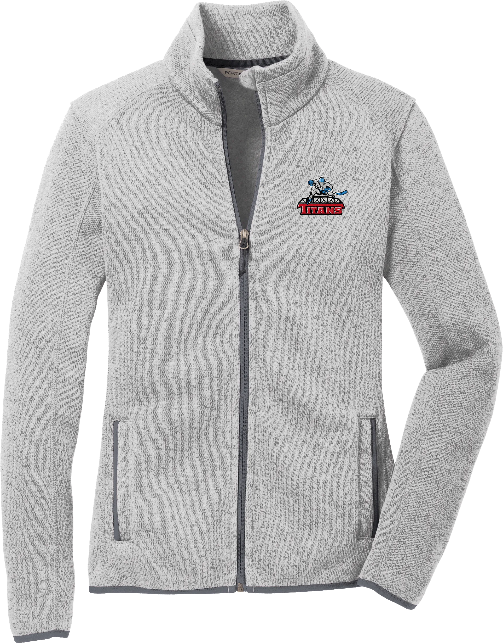 NJ Titans Ladies Sweater Fleece Jacket