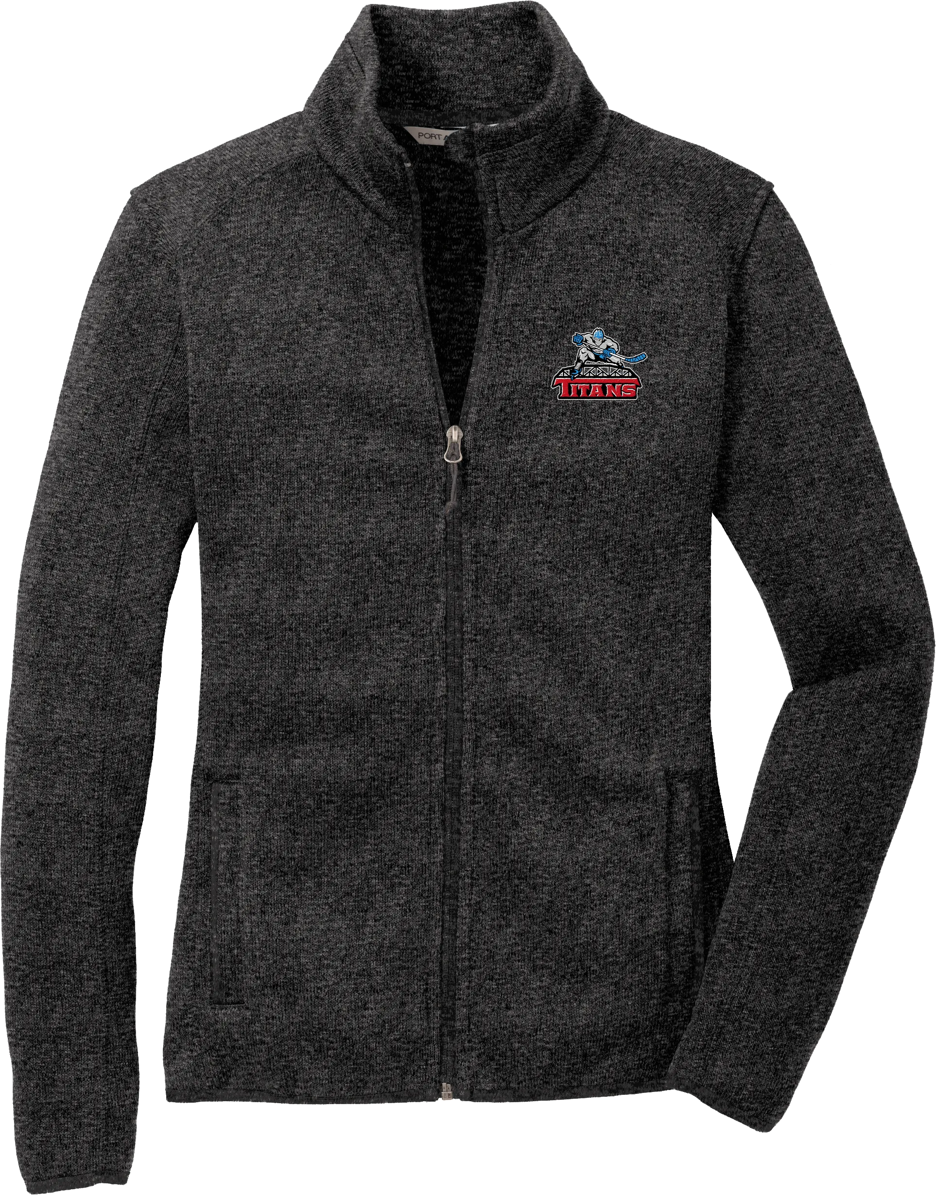 NJ Titans Ladies Sweater Fleece Jacket