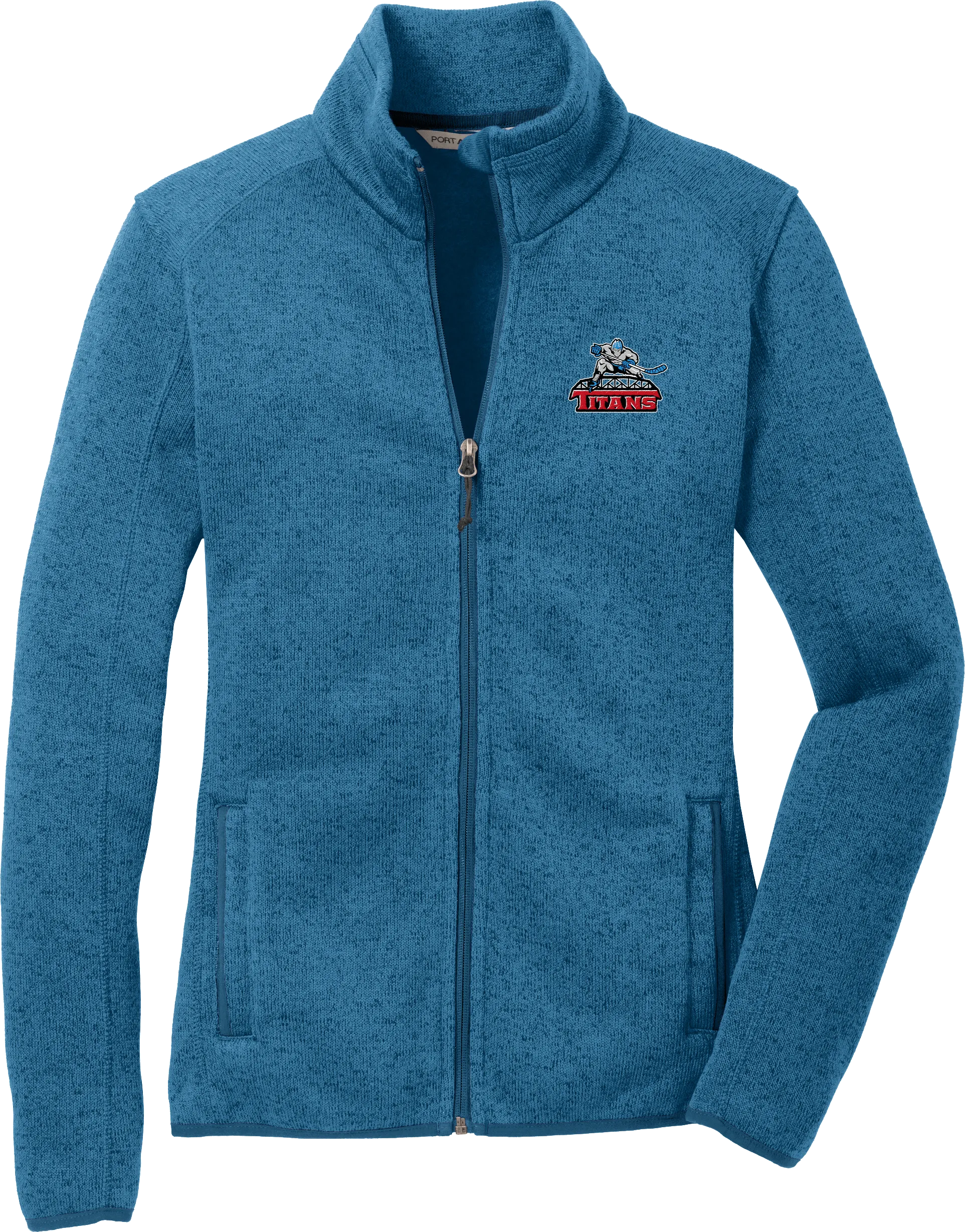 NJ Titans Ladies Sweater Fleece Jacket
