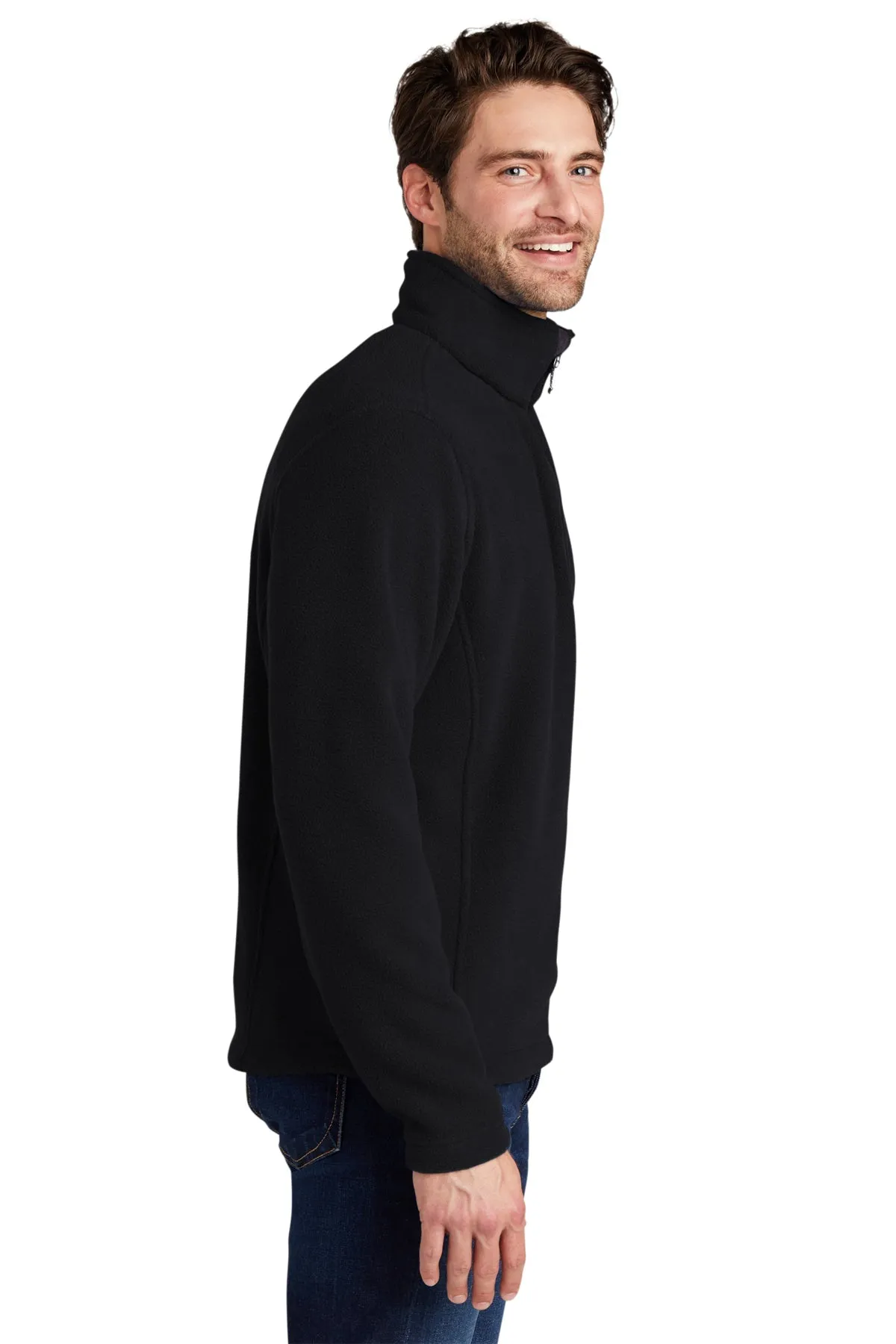 Port Authority Value Fleece 1/4-Zip Branded Pullovers, Black