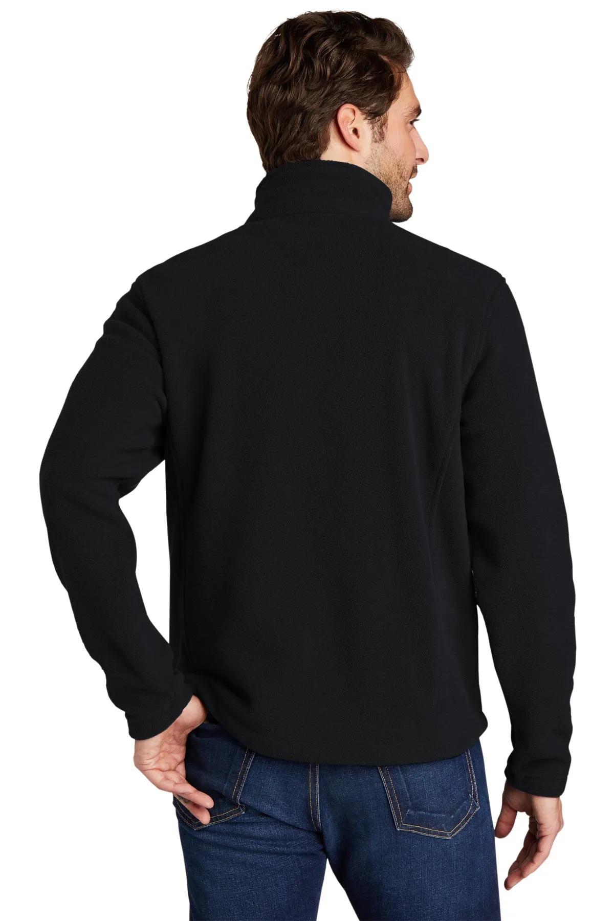 Port Authority Value Fleece 1/4-Zip Branded Pullovers, Black
