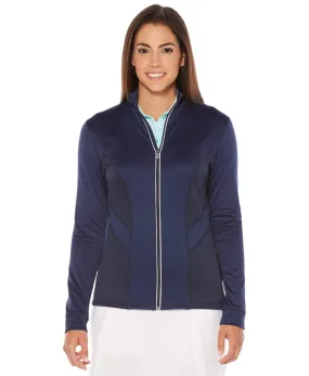 Womens Opti-Dri Heathered Panel Jacket
